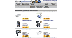 Desktop Screenshot of iphoneprislusenstvo.sk