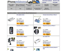 Tablet Screenshot of iphoneprislusenstvo.sk